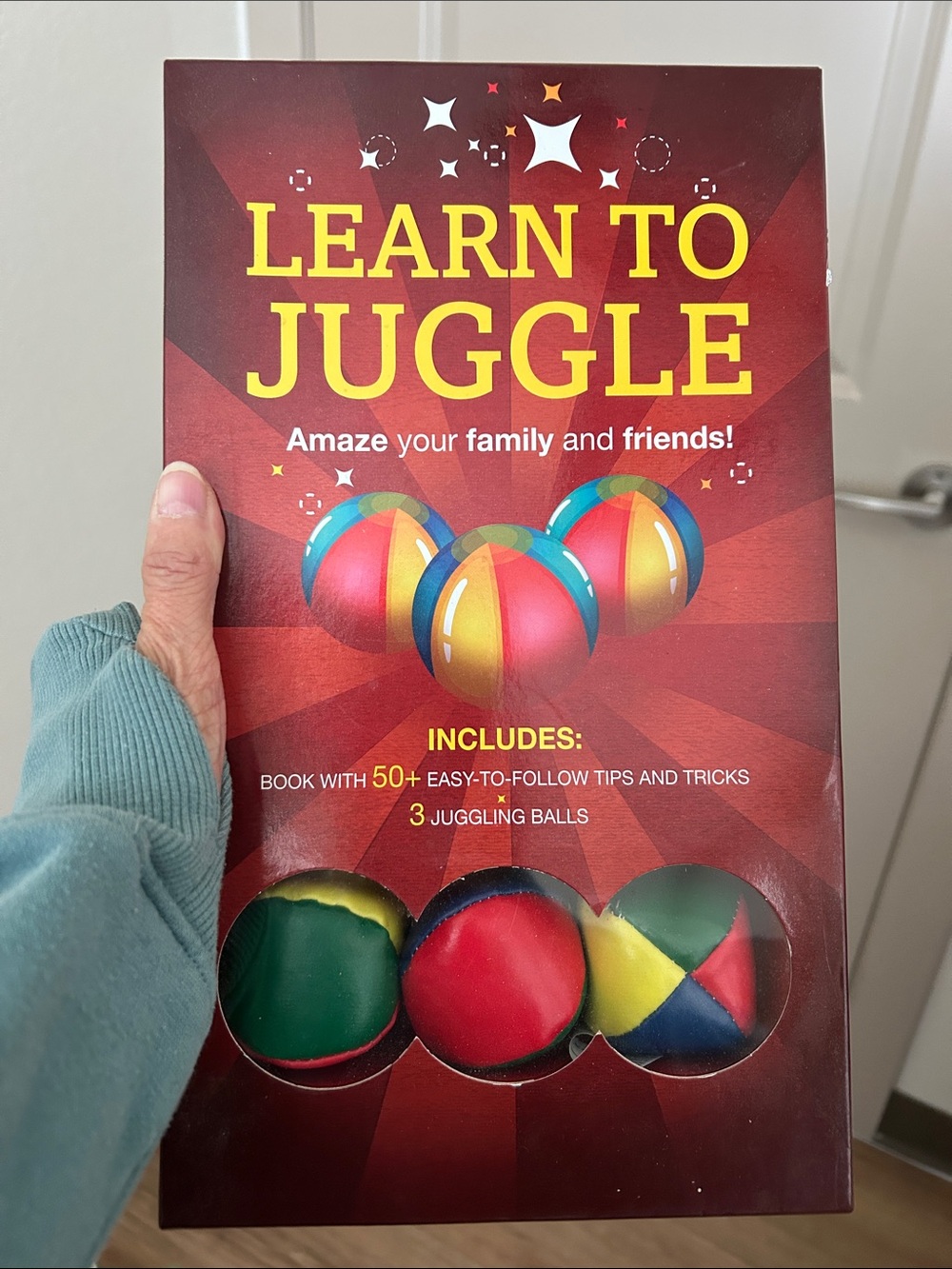 Learn to Juggle Junior Set - Red & Multicolor